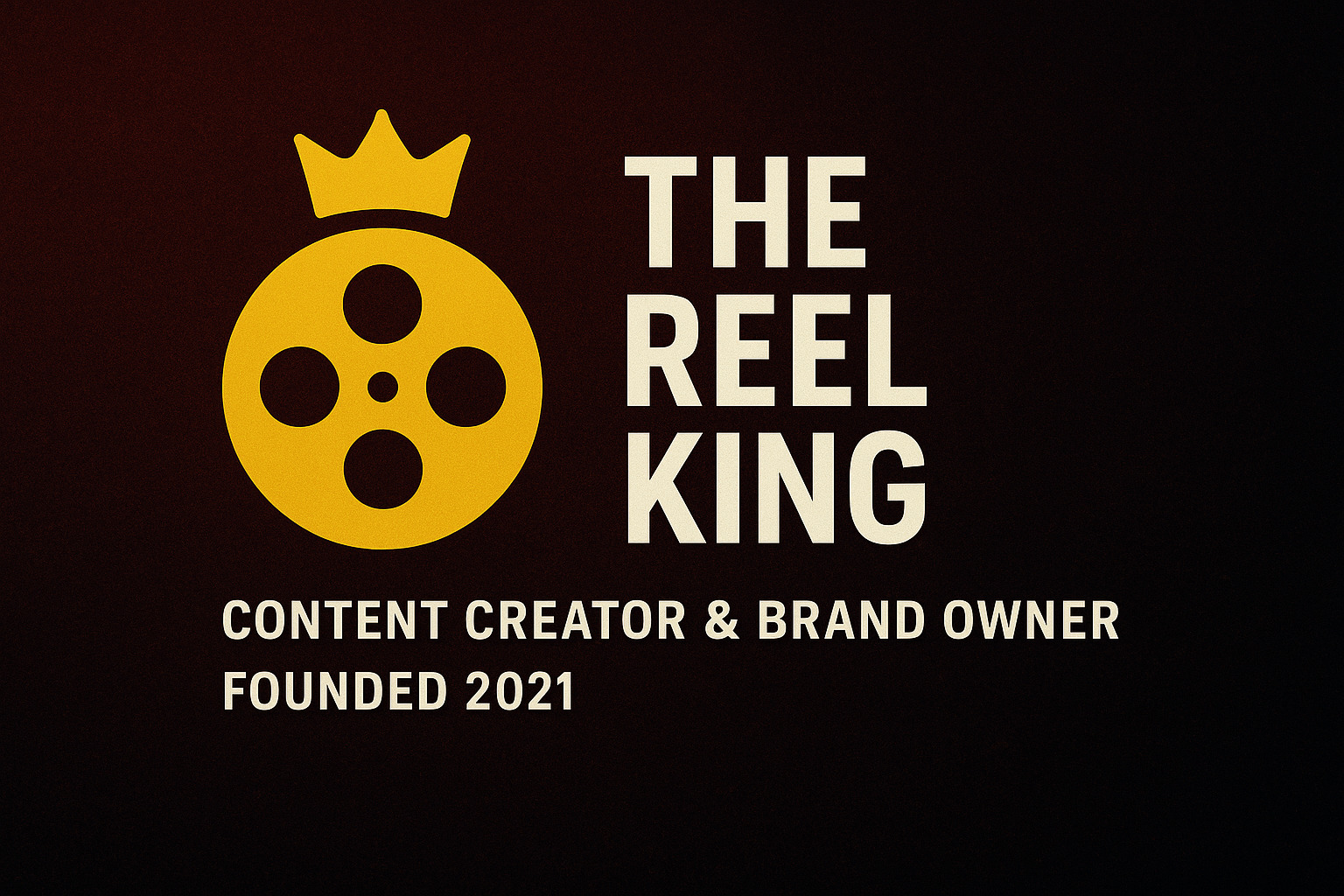The Reel King logo and branding